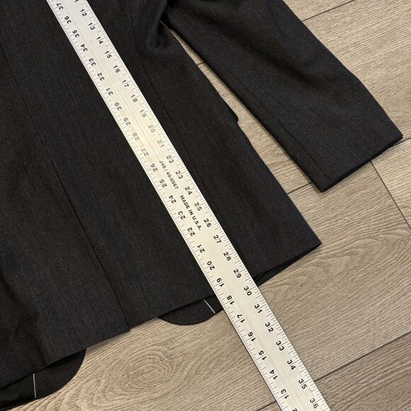 Hugo Boss The Jam75 Flat Front Charcoal Grey Suit Trim Mens 38 R - Picture 8 of 11